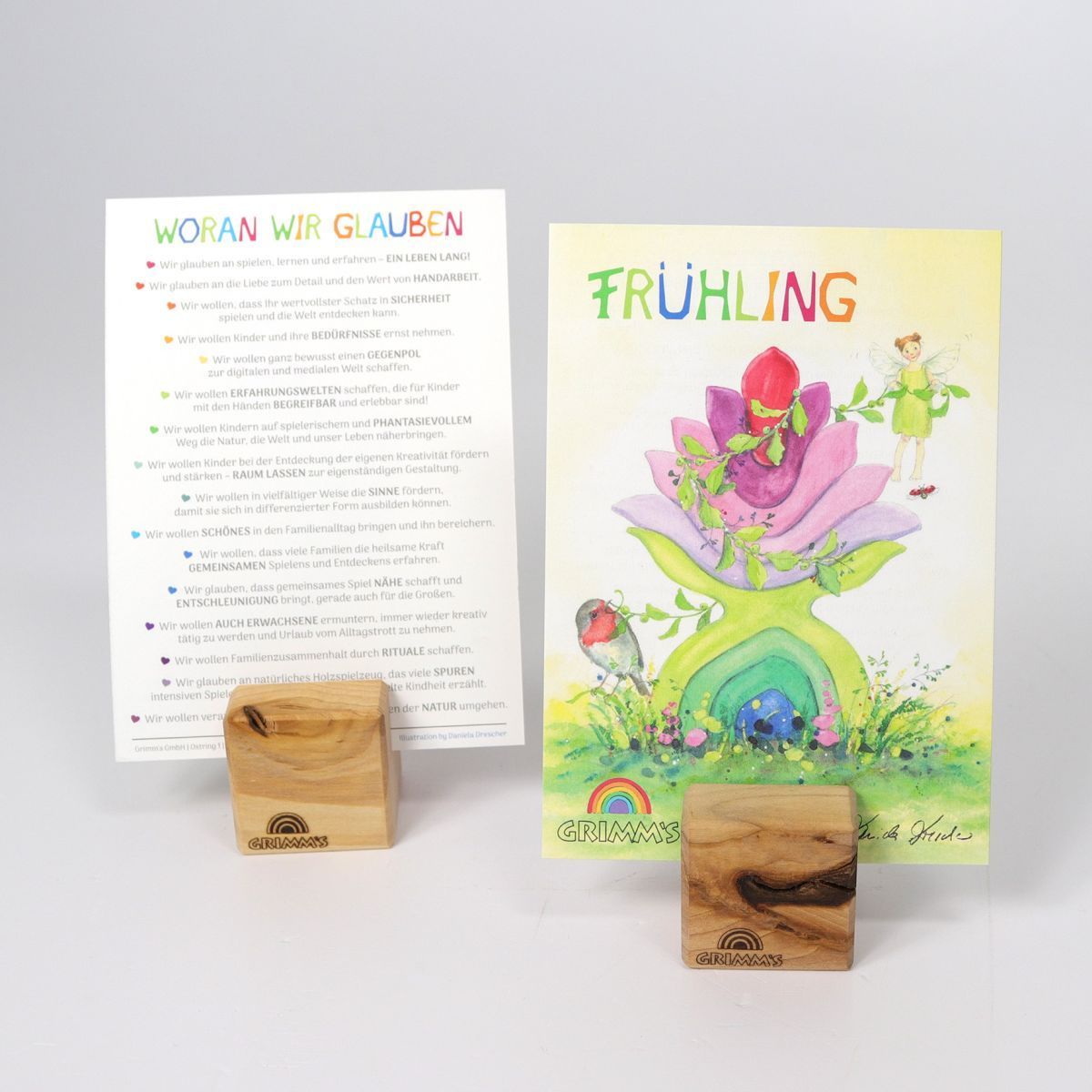 Grimm's Jahreszeitenpostkarte "Frühling"