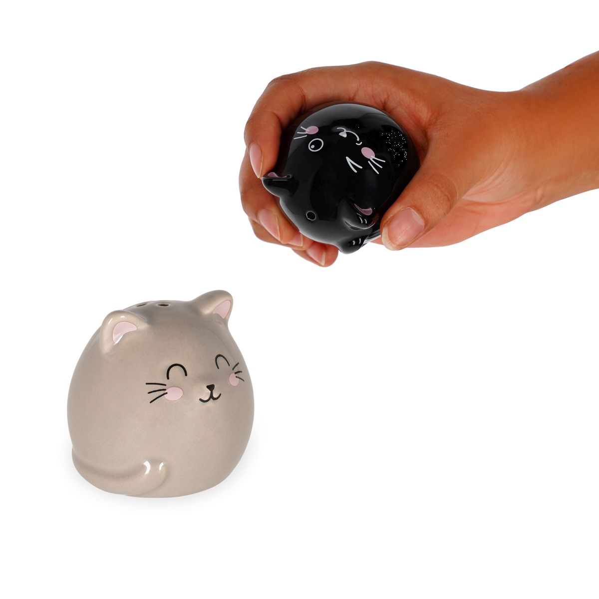 Salz- und Pfefferset aus Keramik Kitty - Legami