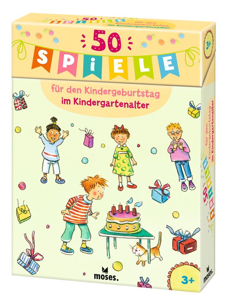 50 Spiele für den Kindergeburtstag im Kindergartenalter - Moses