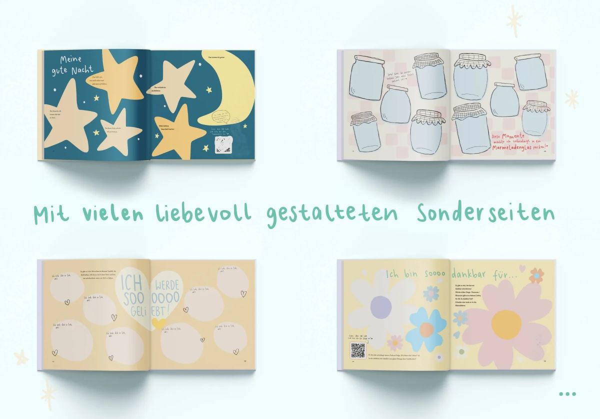 Du + Ich - Das Verbindungsbuch orange - Mira und das fliegende Haus