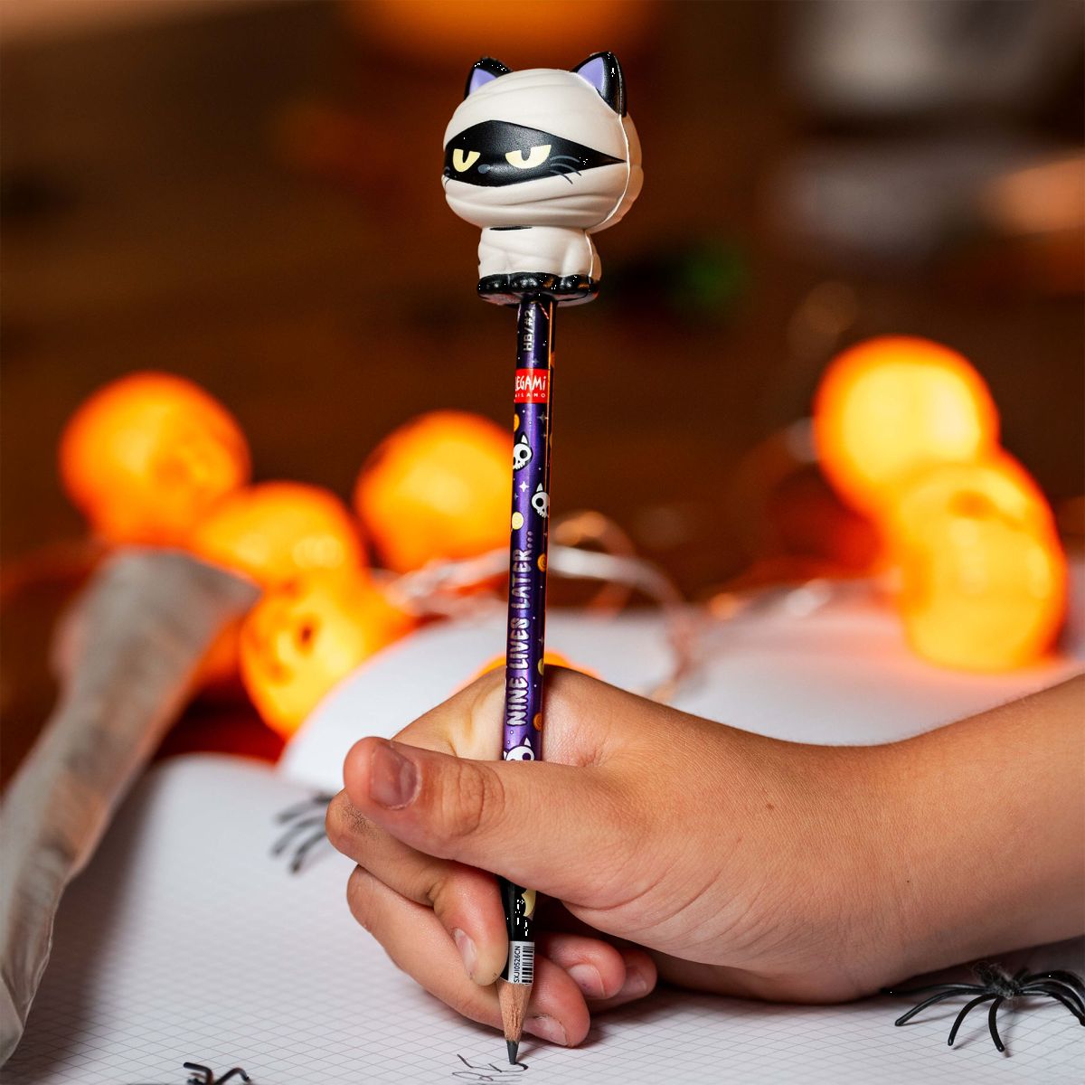 Squeezies Anti-Stress-Bleistift Mummy Cat „Nine Lives Later“ Halloween - Legami