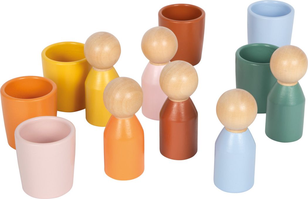Montessori Sortierbecher mit Figuren - Small Foot