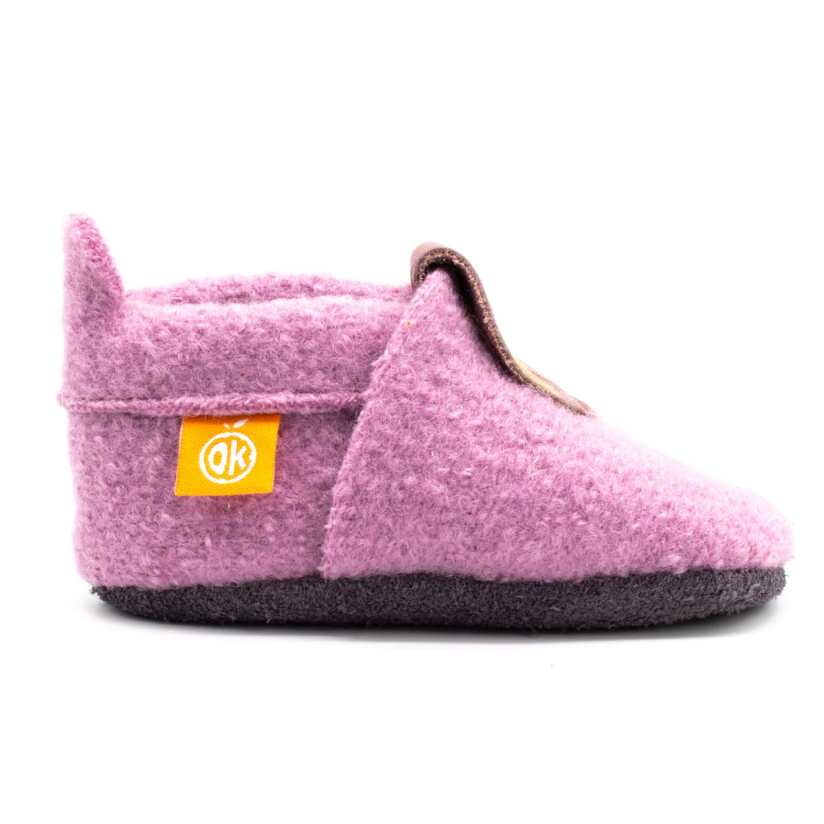 Wolli Krabbelpuschen rose Regenbogen Gr. 20-21