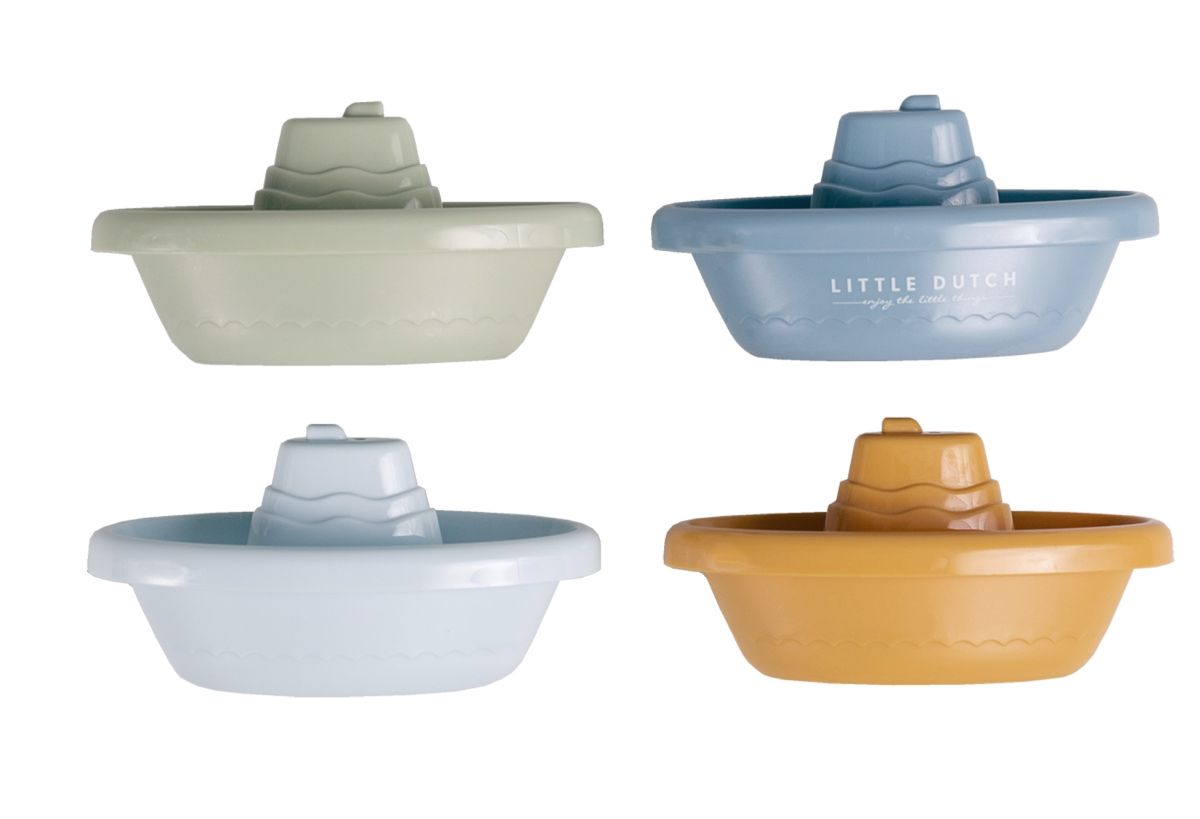 Bade-Boote blau (4er Set) - Little Dutch
