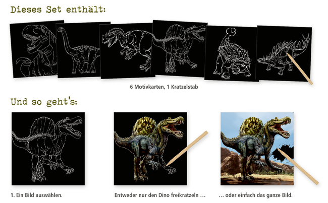 Kritzel-Kratzel-Set 1 - T-Rex World