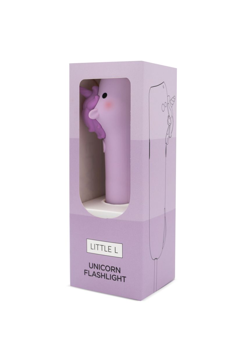 Silikon-Taschenlampe Einhorn rosa -Little L
