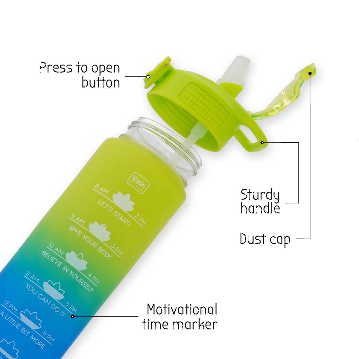 Motivations-Trinkflasche Energy Boost 1L - Legami