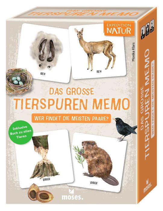 Expedition Natur Das große Tierspuren Memo