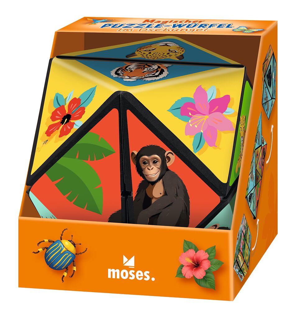 Magischer Puzzle-Würfel 'Im Dschungel'