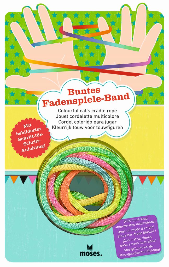Buntes Fadenspiele Band (1 Stück)