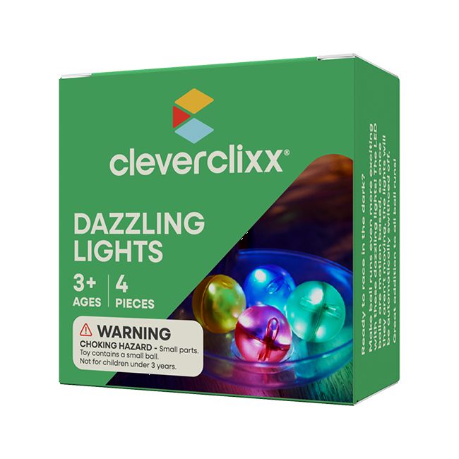 Cleverclixx Balls Pack Dazzling Lights (4 Kugeln mit Lichteffekt)
