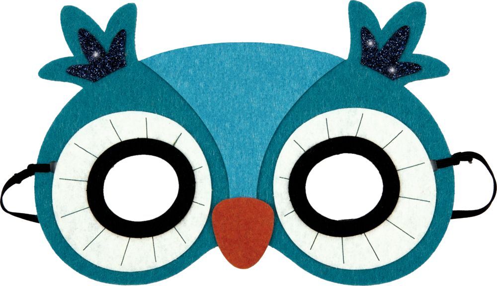 Mein kleines Bastelset: Filz-Masken (Fuchs/Eule) - Mini-Künstler