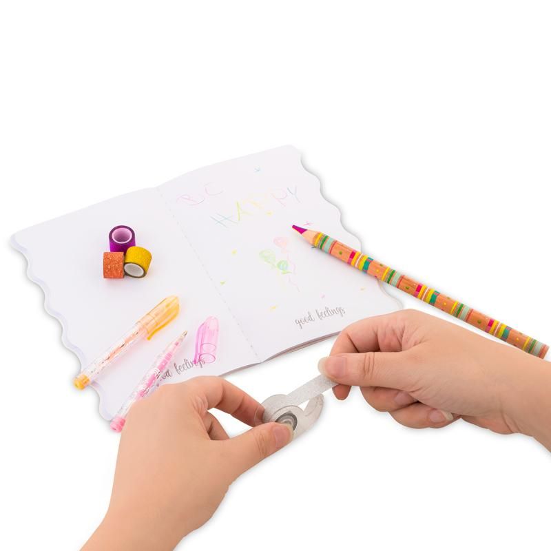 GOOD FEELINGS Regenbogen Glitzer-Tapes inkl. Abroller (12-teilig)