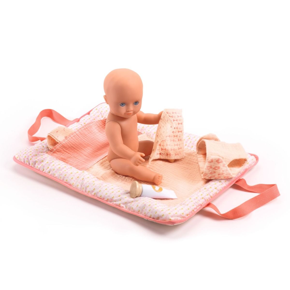 Pomea Puppen Wickeltasche Pink Peak - Djeco