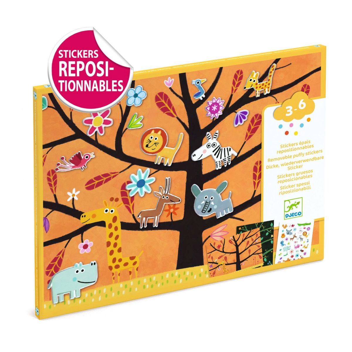 Sticker: Tiere auf dem Baum - Djeco