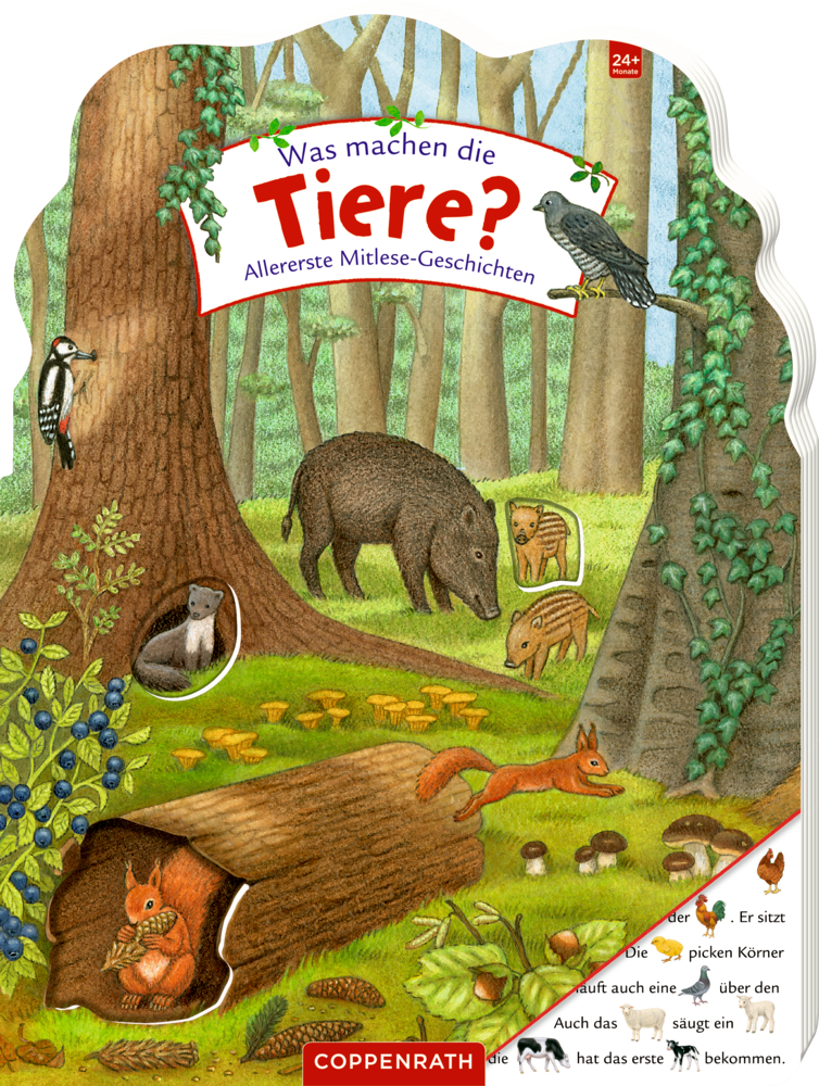 Was machen die Tiere? - Allererste Mitlese-Geschichten