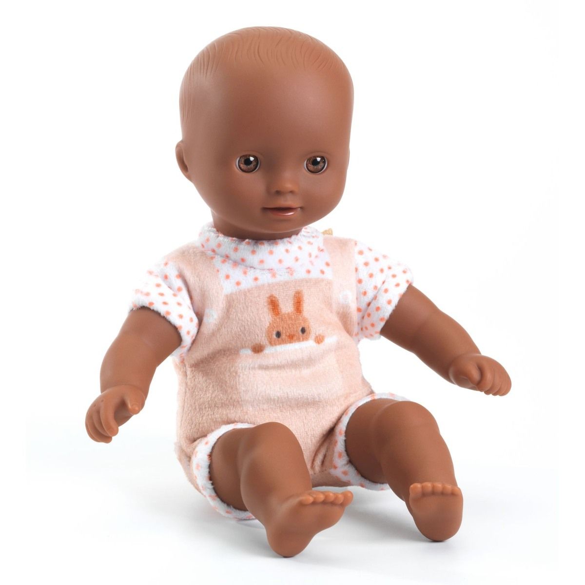 POMEA Puppe Mini Poppy, Charly & Gabby - Djeco (verschiedene Designs, 1 Stück)