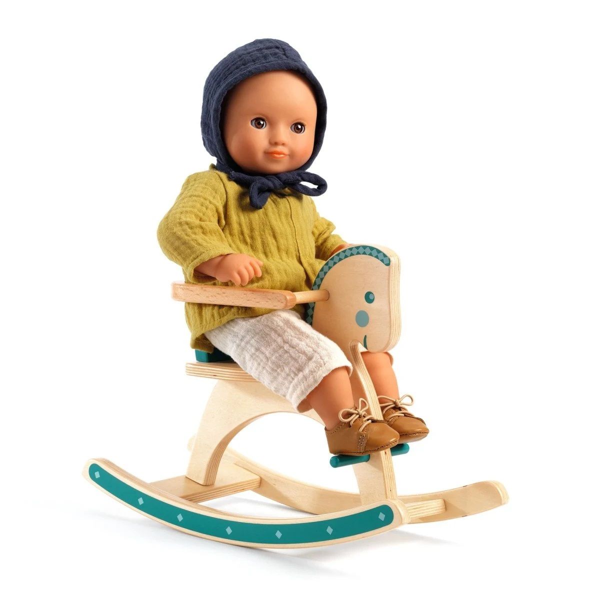 Pomea Puppen Schaukelpferd - Djeco