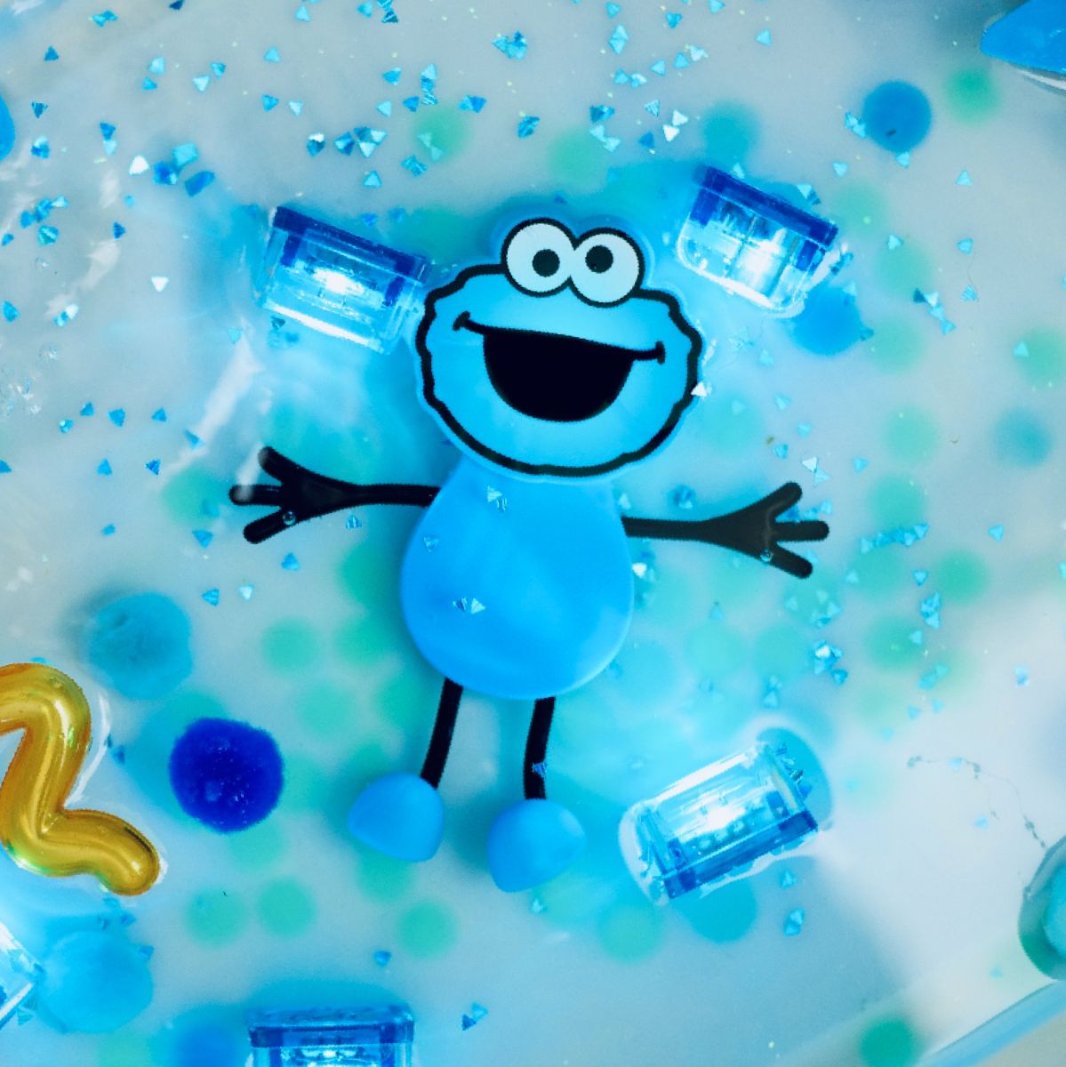 Glo Pals Badespielzeug Charakter Krümelmonster