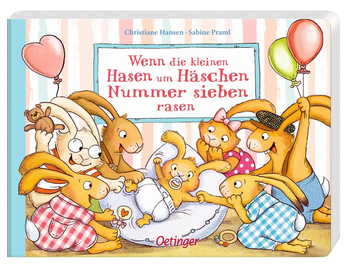 Wenn die kleinen Hasen um Häschen Nummer sieben rasen 2+