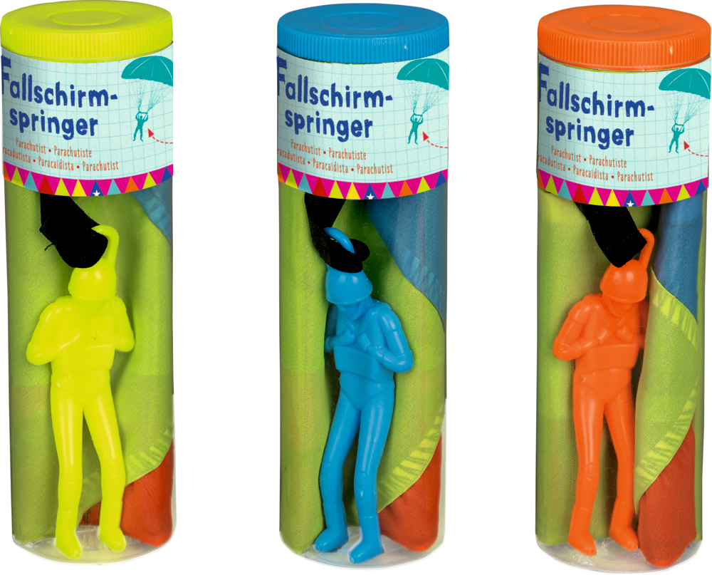 Fallschirmspringer Bunte Geschenke (1 Stück) 14614 - Die Spiegelburg