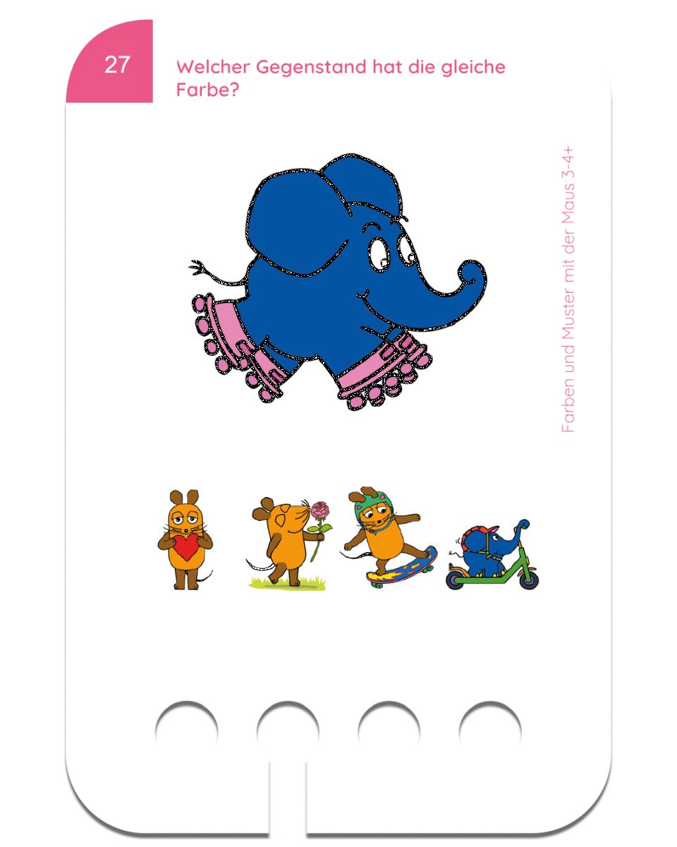 Farben und Muster mit der Maus 3-4 - Kölner Lernspielverlag