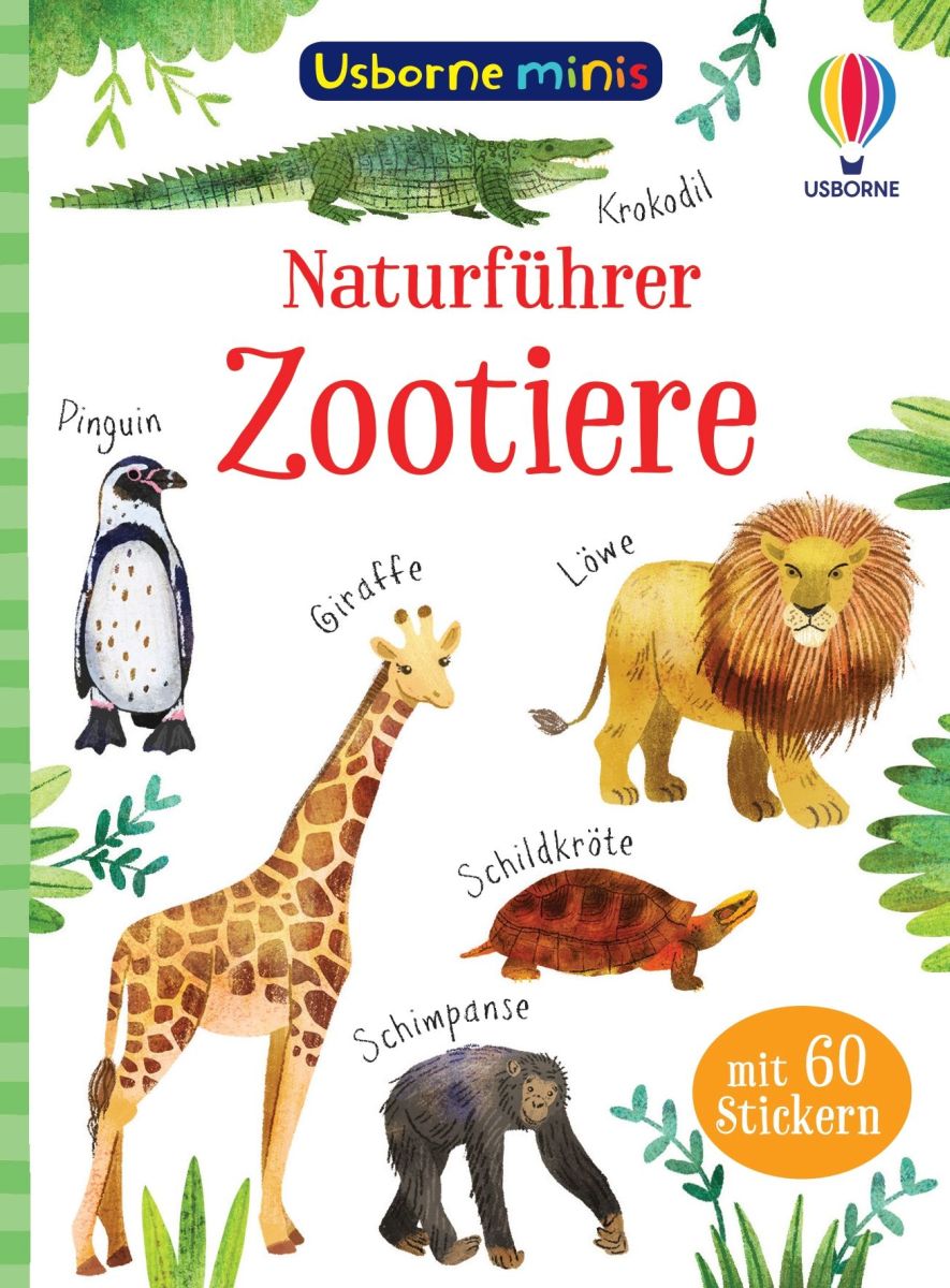 Usborne Minis Naturführer: Zootiere 6+