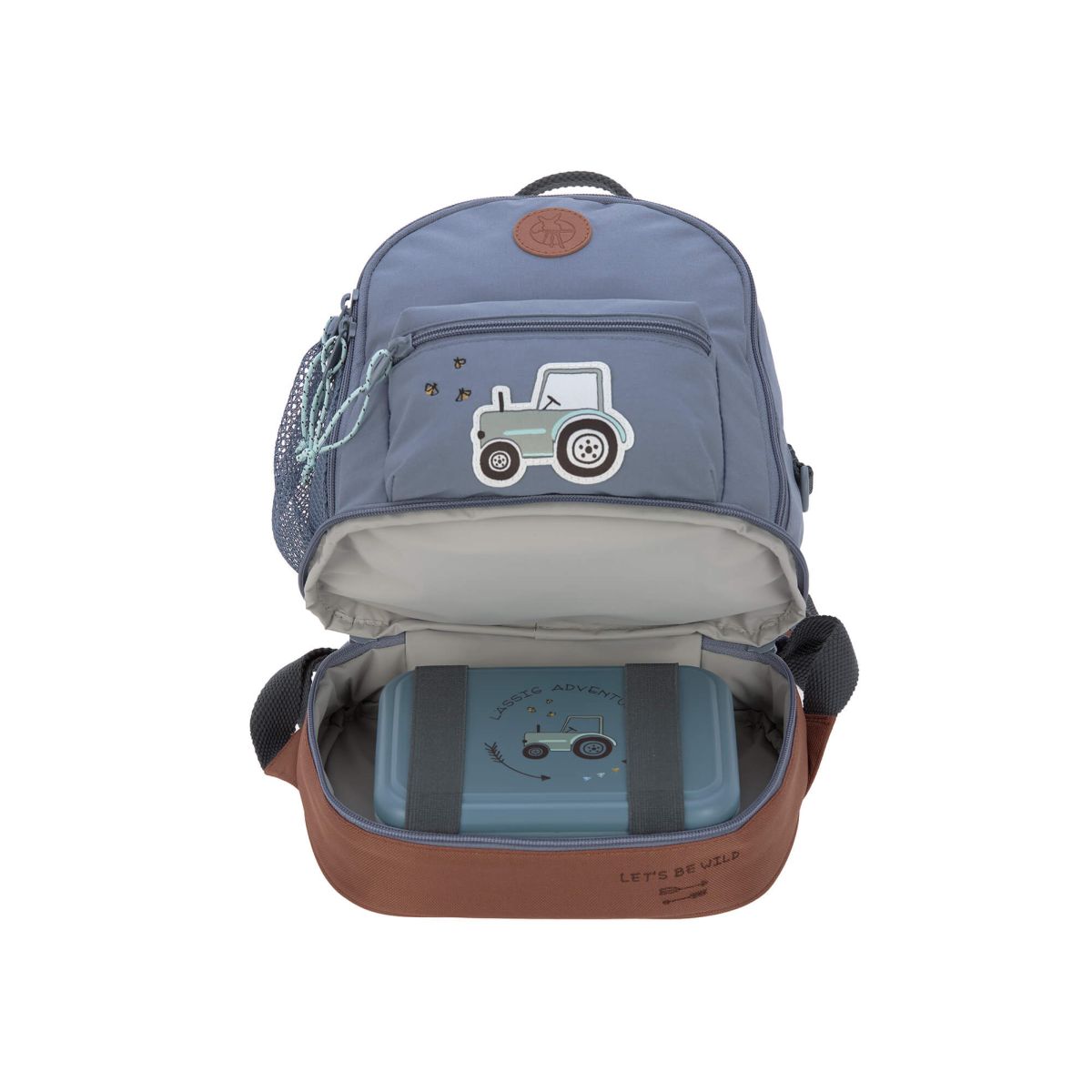 Mini Rucksack Adventure Traktor blau -  Lässig