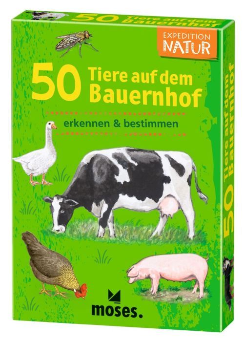 Expedition Natur 50 Tiere auf dem Bauernhof - Moses