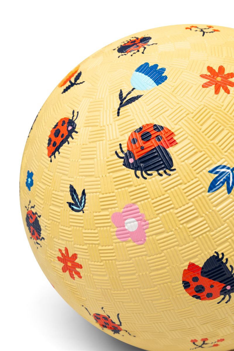 Kinder Spielball Naturkautschuk 13cm Marienkäfer -Little L