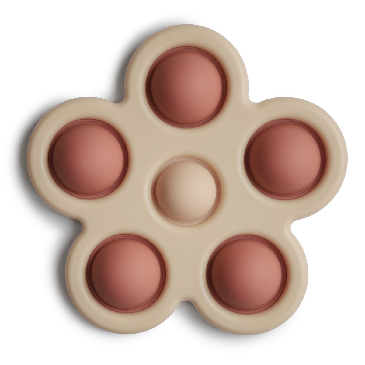 Greifspielzeug "Pop-It" Blume - Mushie