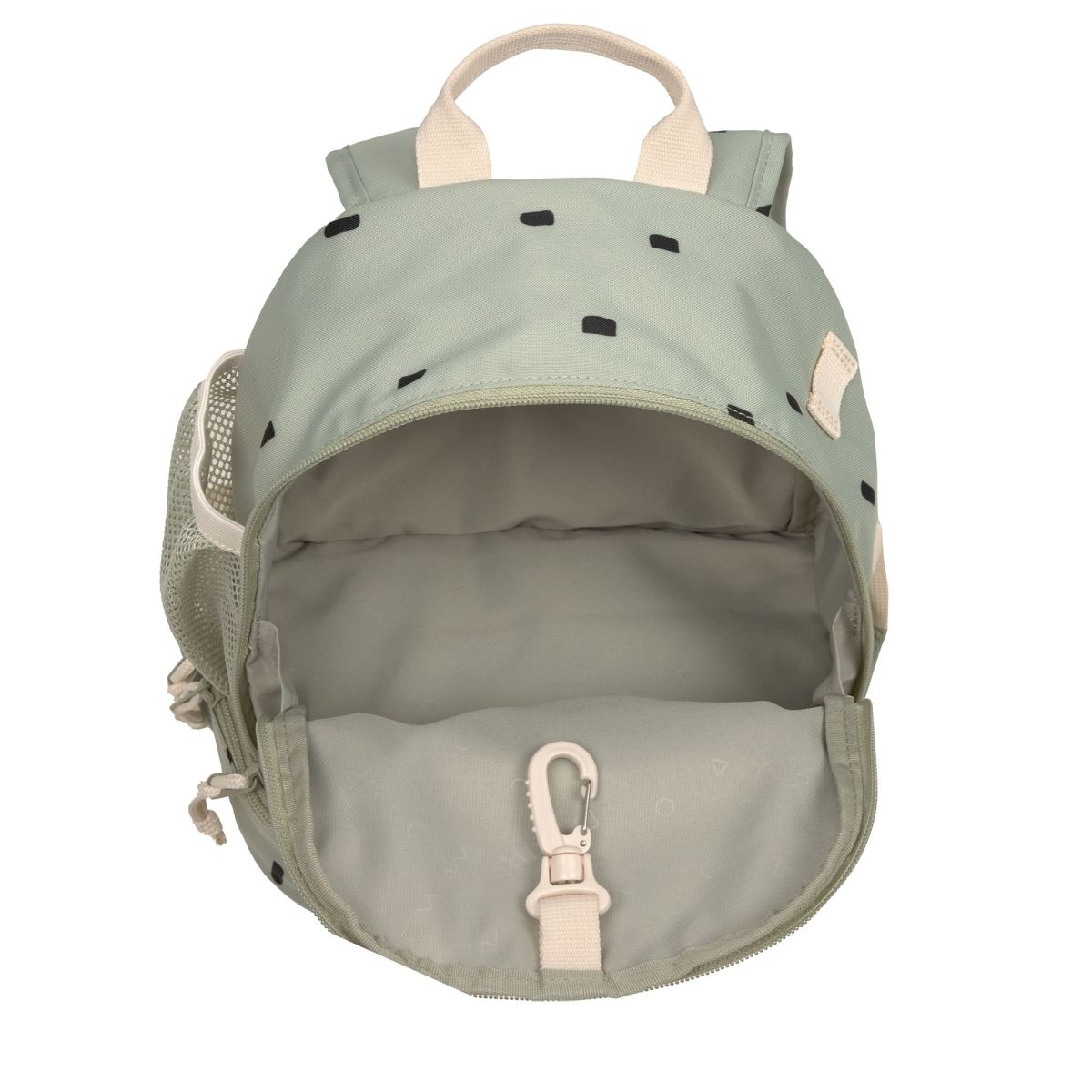 Kindergartenrucksack Mini - Happy Prints, Oliv - Lässig
