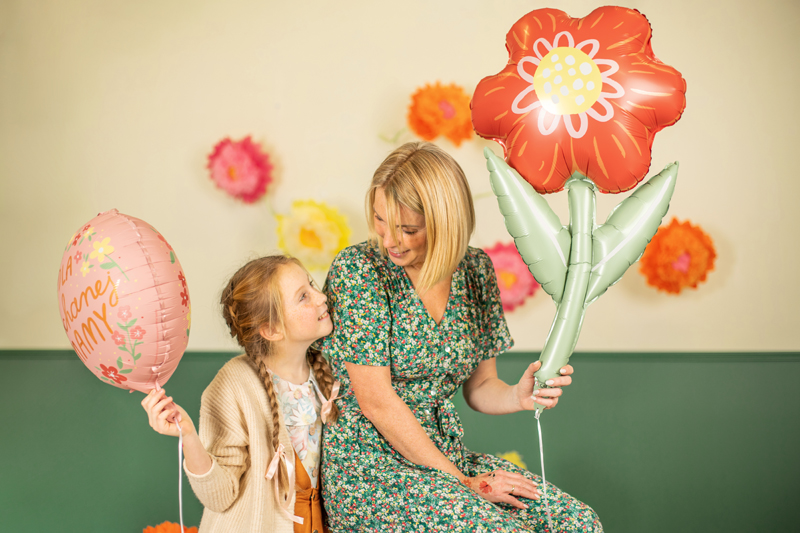 Folienballon Blume, 53x96 cm - Party Deco