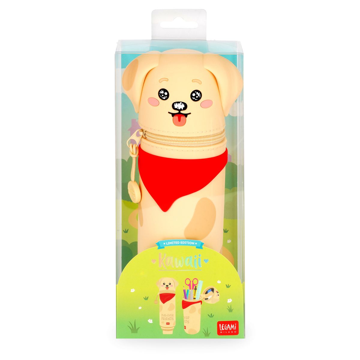 Kawaii Mäppchen aus Silikon Golden - Legami