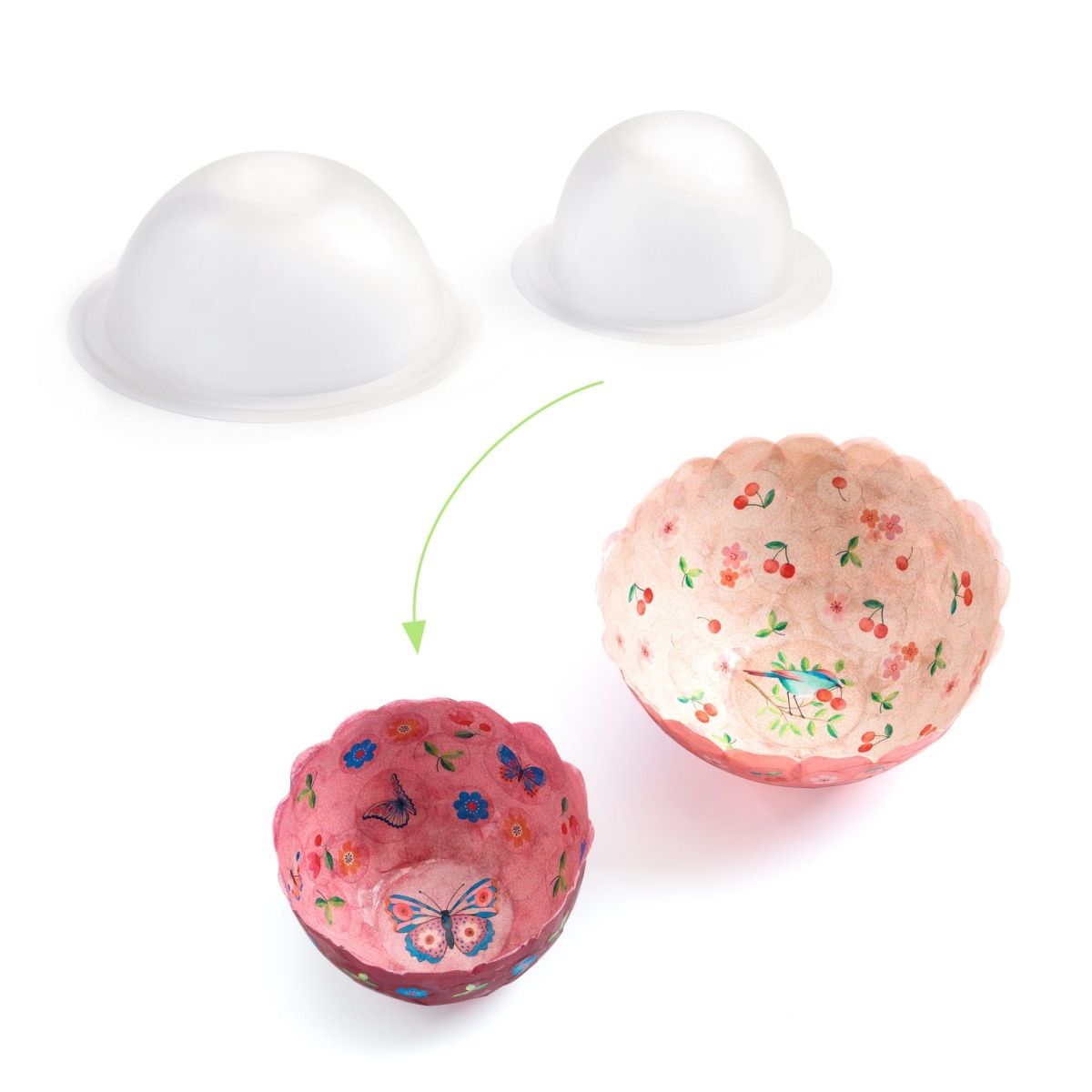 DIY: Schalen basteln rosa - Djeco