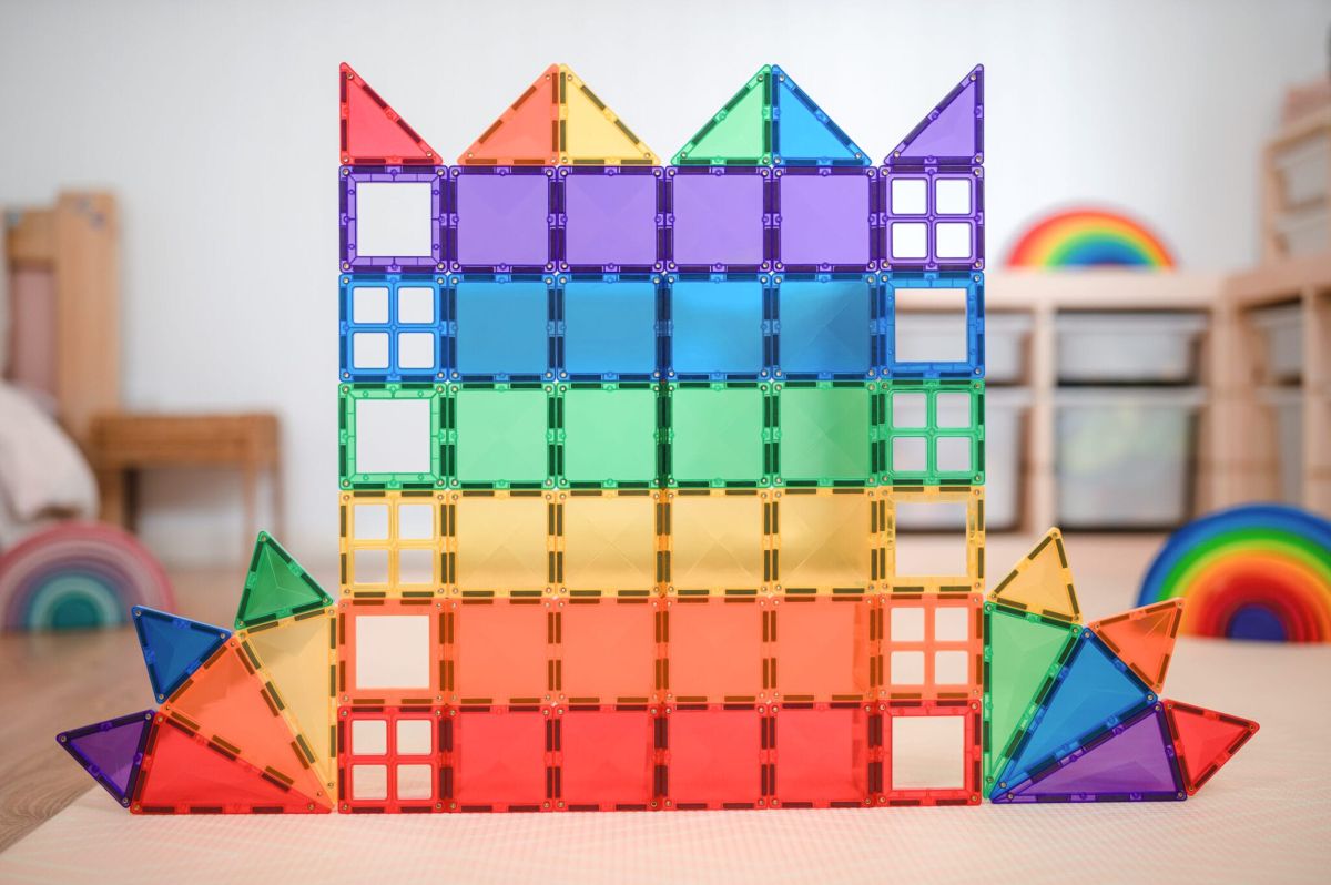 CONNETIX RAINBOW Starter Pack Magnetbausteine 60-teilig