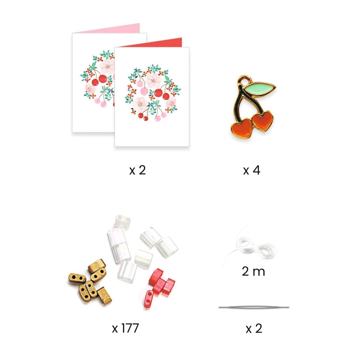 Schmuck basteln: Kirschen - Djeco