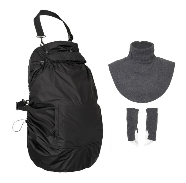Hoppediz Fleece-Cover 3 in 1 anthrazit
