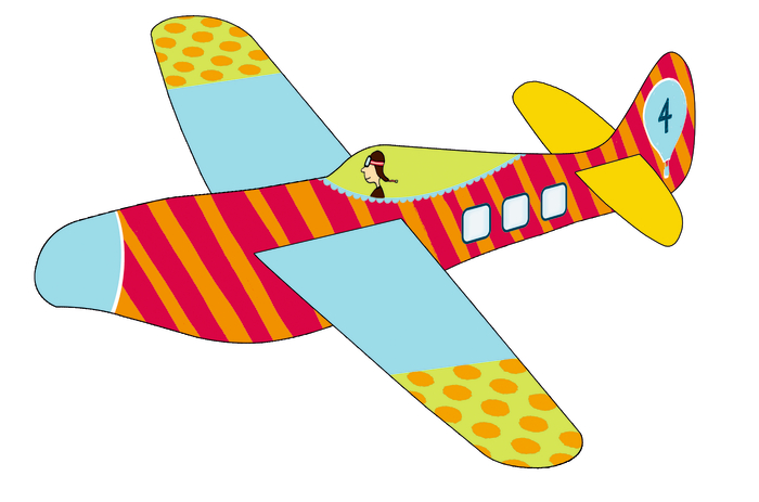 Die Spiegelburg Bunte Geschenke: Styroporflieger Flotter Flieger (1 Stück)