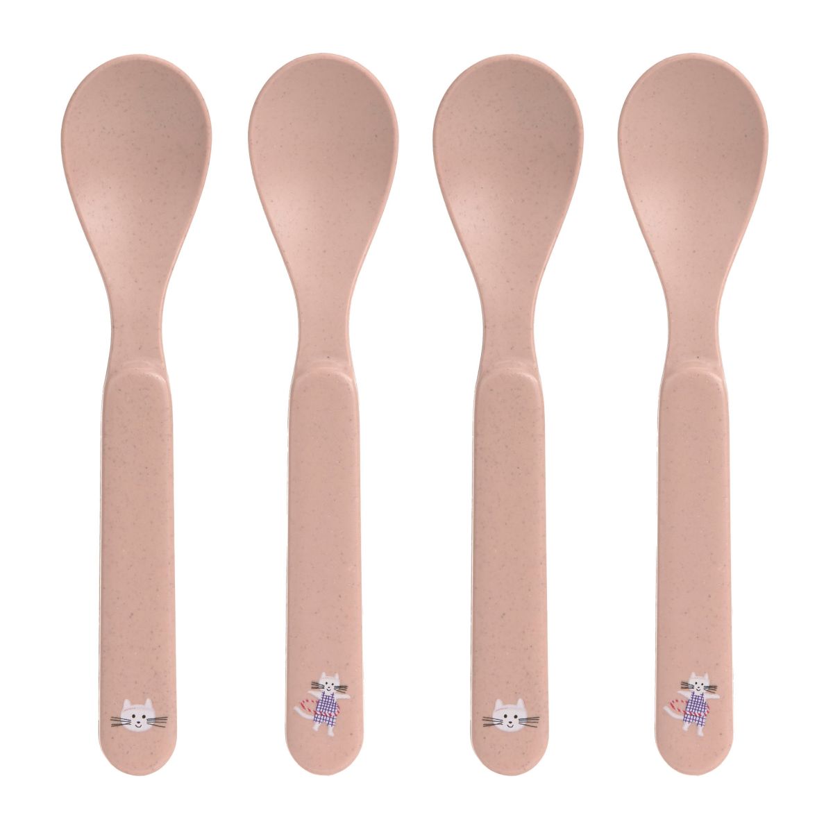 Kinderlöffel Set Tiny Team Cat (4 Stück) - Lässig