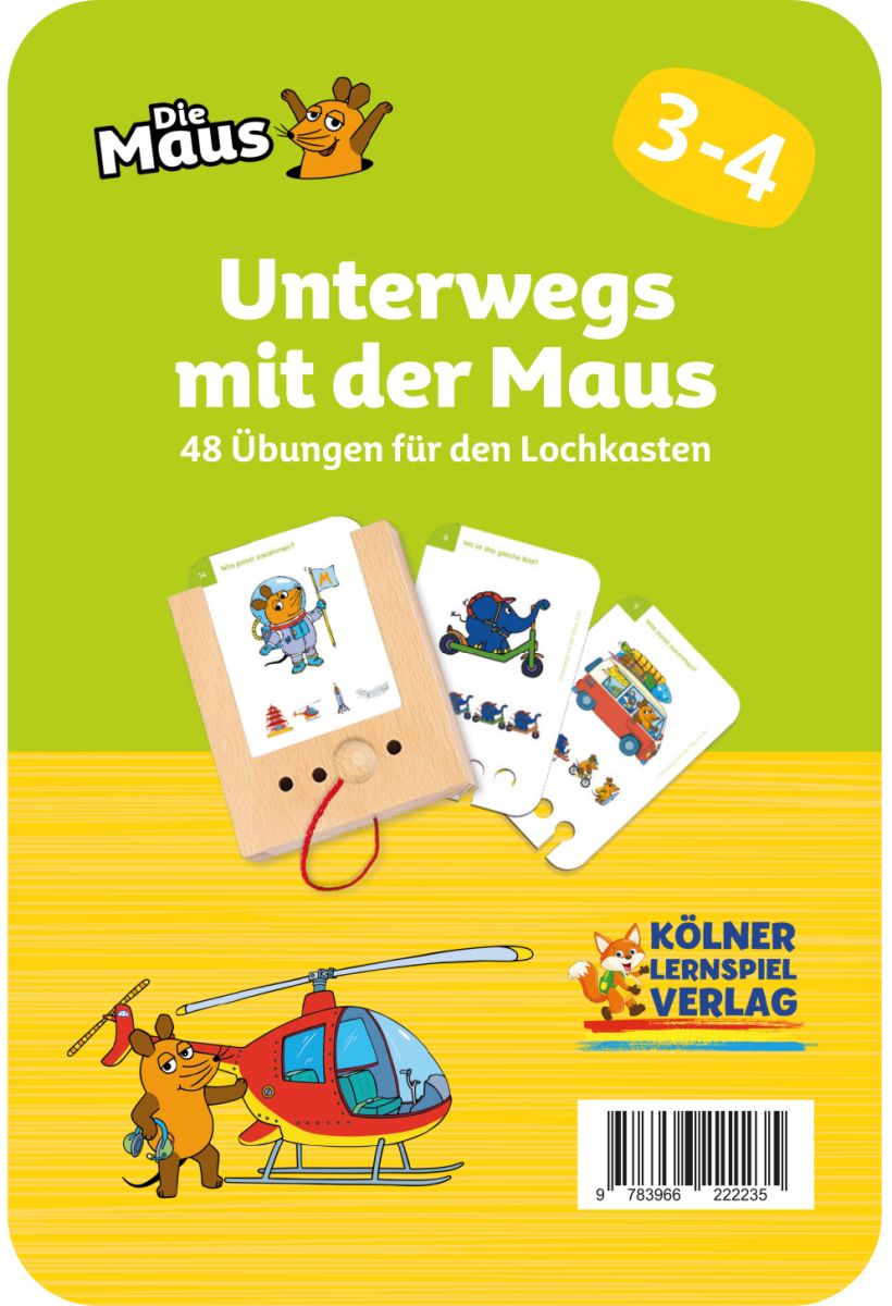 Unterwegs mit der Maus 3-4 - Kölner Lernspielverlag