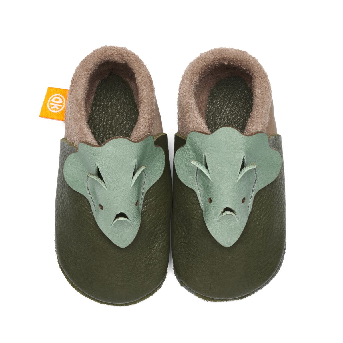 Orangenkinder Dino 3D khaki Gr. 20-21