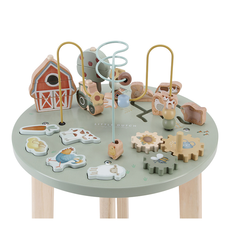 Aktivitätstisch aus Holz Little Farm - Little Dutch