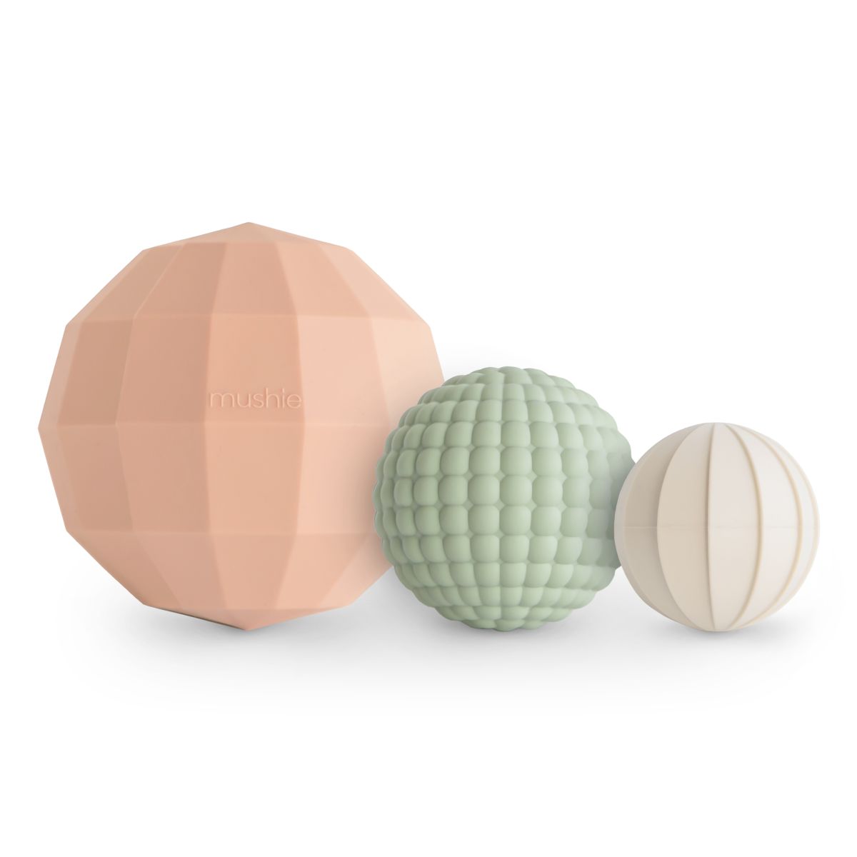 Sensorikbälle Nesting Spheres blush (3er Set)- Mushie