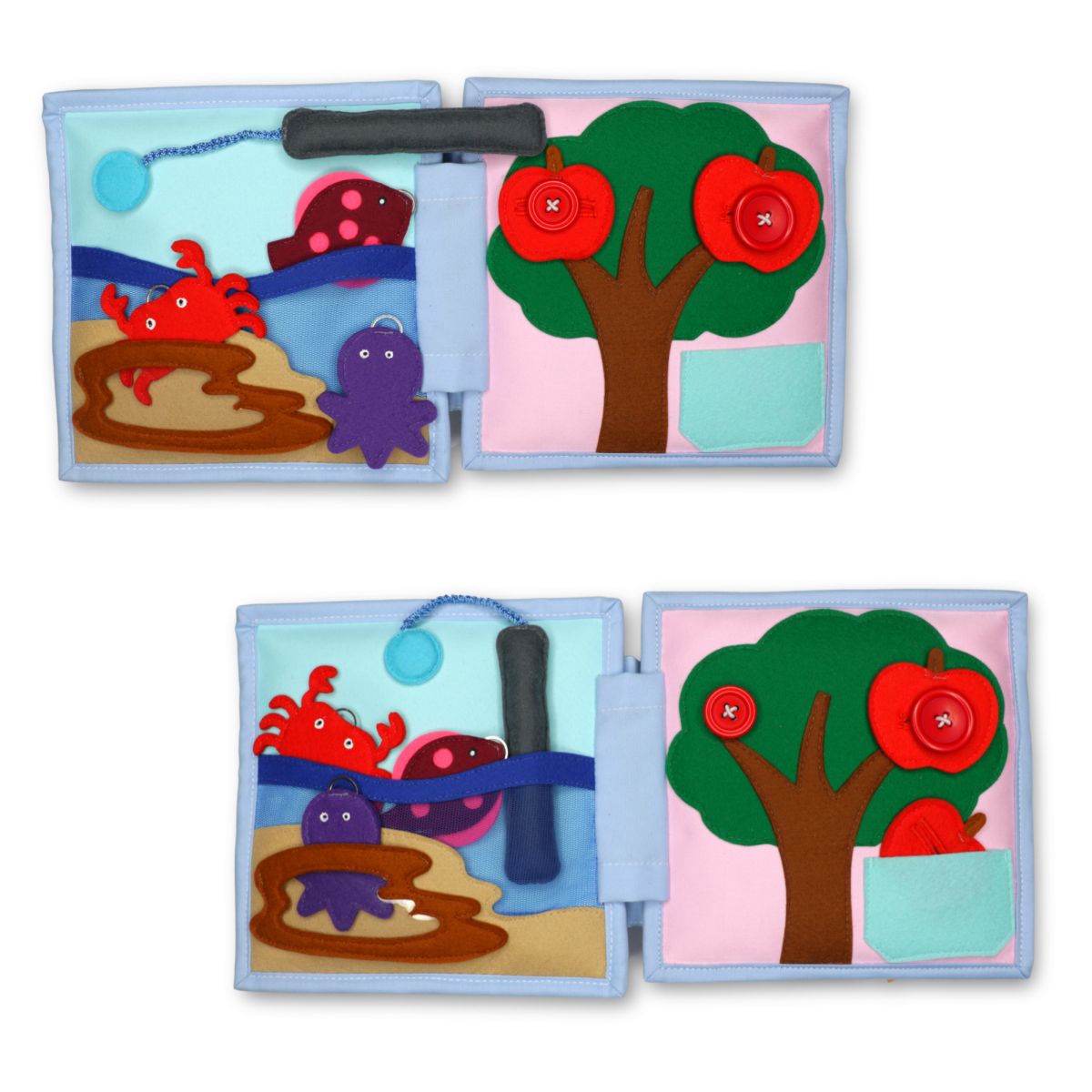 Mini Quiet Book Sonnenschein (ab 18 Monate) - Jolly Designs