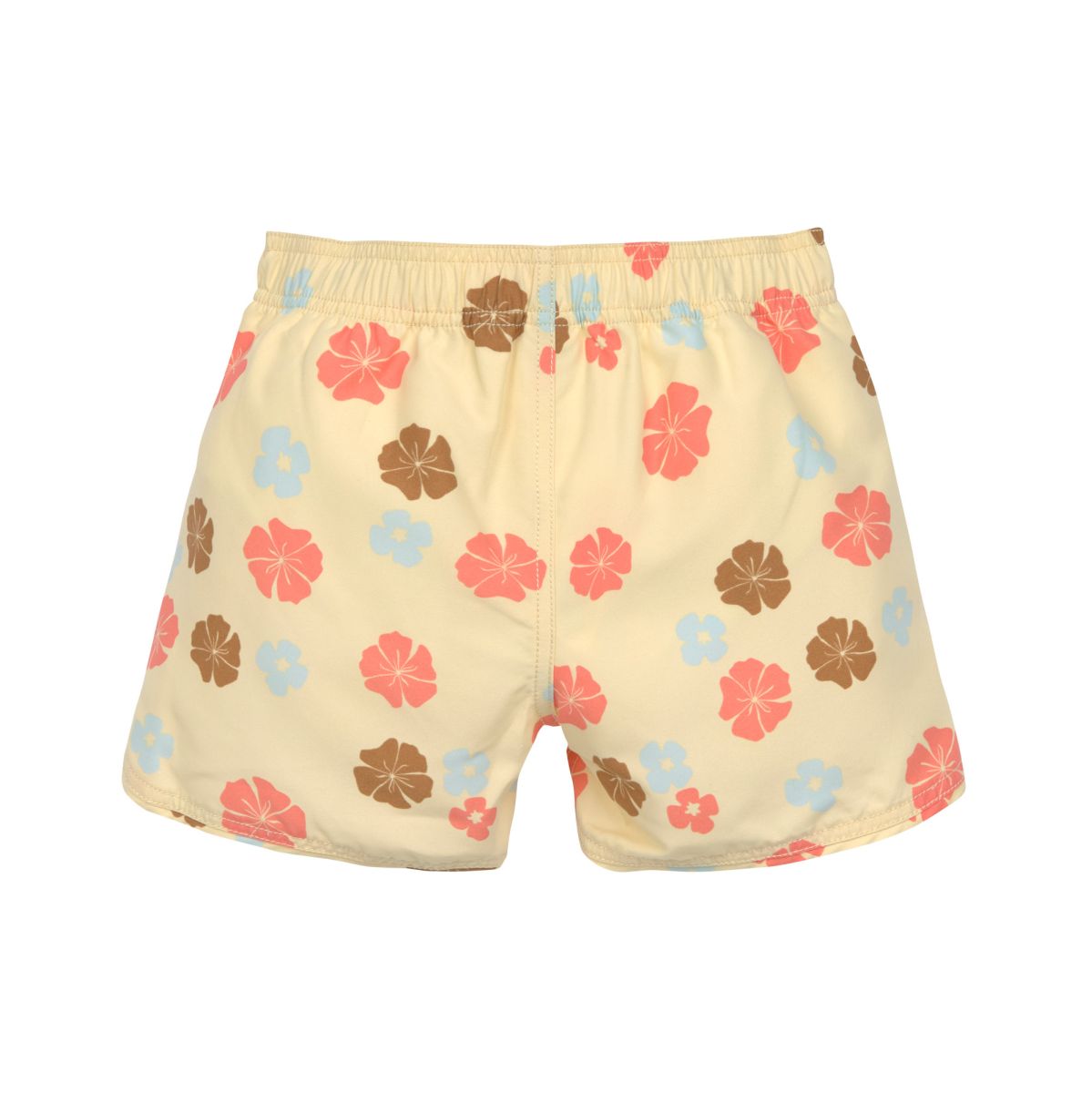 Bade-Shorts Flowers, hellgelb - Gr. 104