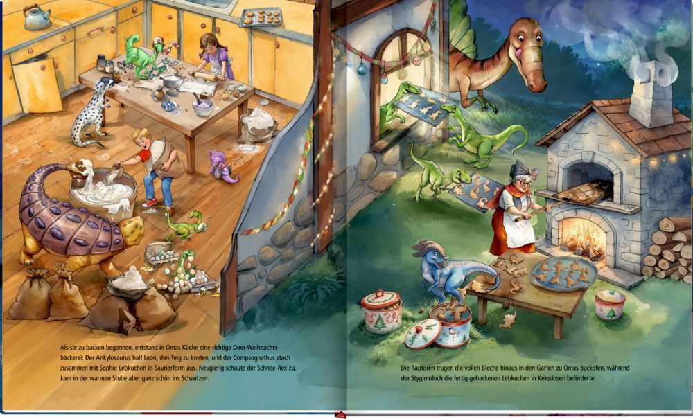 Dinosaurier feiern Weihnachten (Band 6) 3+