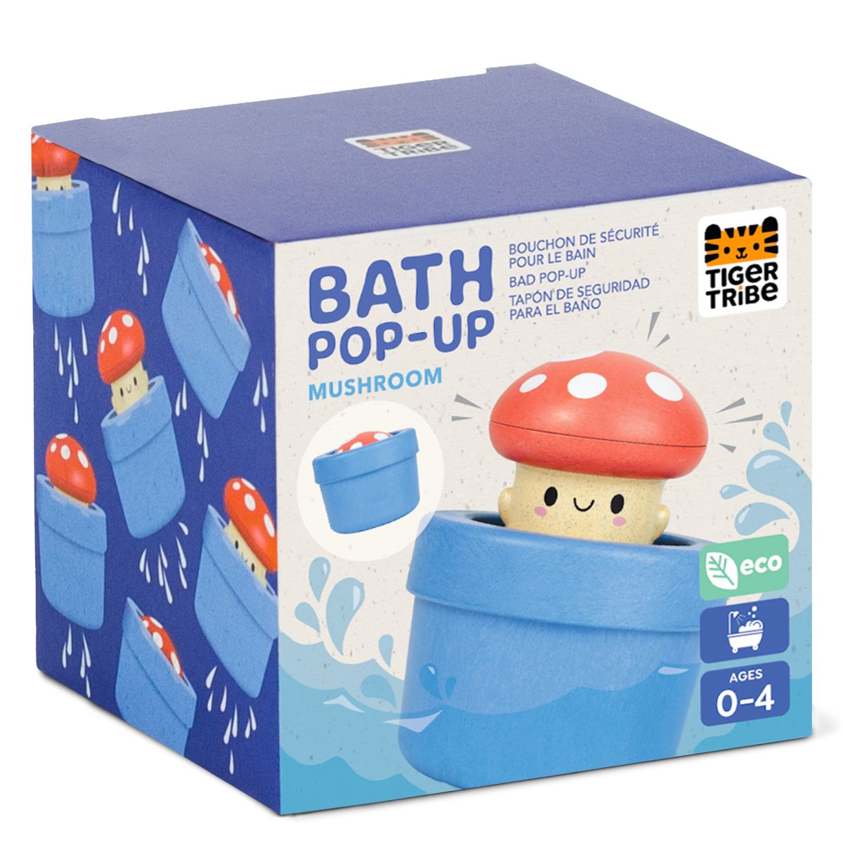 Pop-Up Badespielzeug Pilz - Tiger Tribe