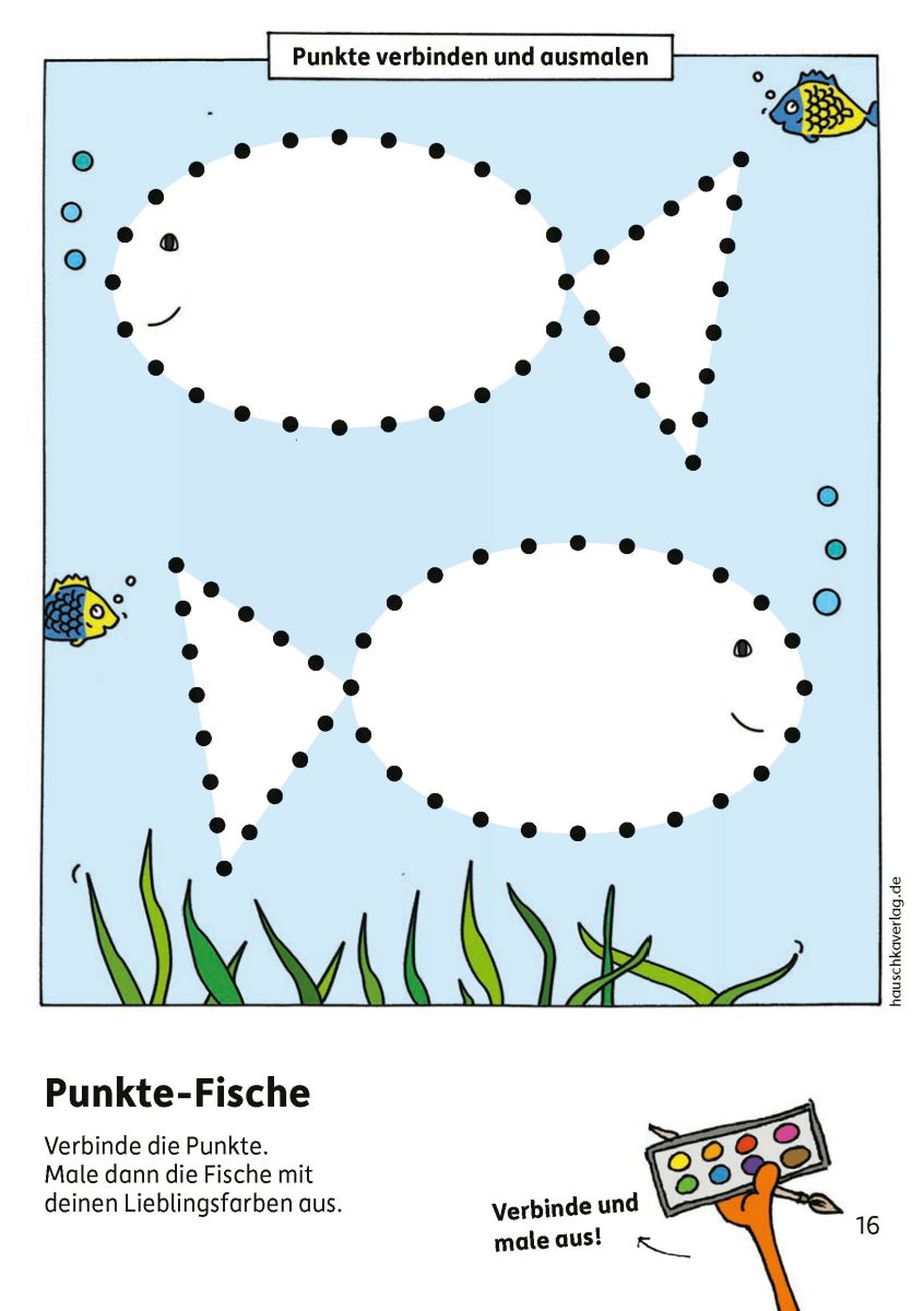 Kindergartenblock – Konzentration, Logik, Feinmotorik  - Hauschka Verlag 3+