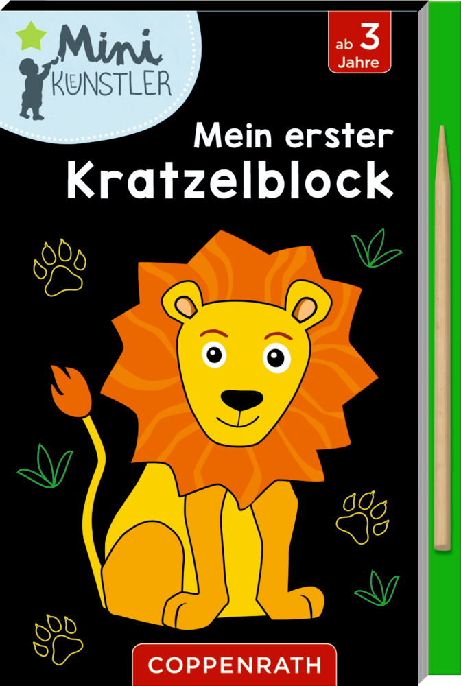 Meine ersten Kratzelbilder (verschiedene Designs, 1 Stück)